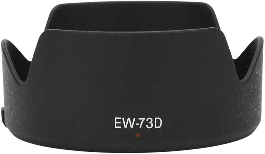 Camera Lens Hood for Canon EF-S, EW-73D Plastic Camera Lens Hood Shade EF-S 18-135mm f/3.5-5.6 IS USM Lens, Lens Hood for Lighting Photography, Night Photography