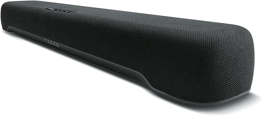 Yamaha SR-C20A Compact Sound Bar 23.6 inches (60 cm) Wide PC Gaming Speaker, Bluetooth Compatible, TV/PC/Smartphone, Black