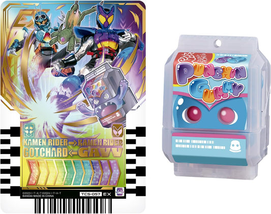 BANDAI Kamen Rider Gav DX Punching Migochizou & Ride Chemee Trading Card - Double Rider Kick Ver.-