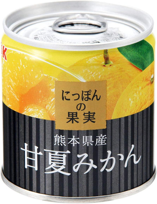 (Official) k&k Sweet Summer Tangerine, 6.5 oz (185 g), Canned Fruit, Made in Japan