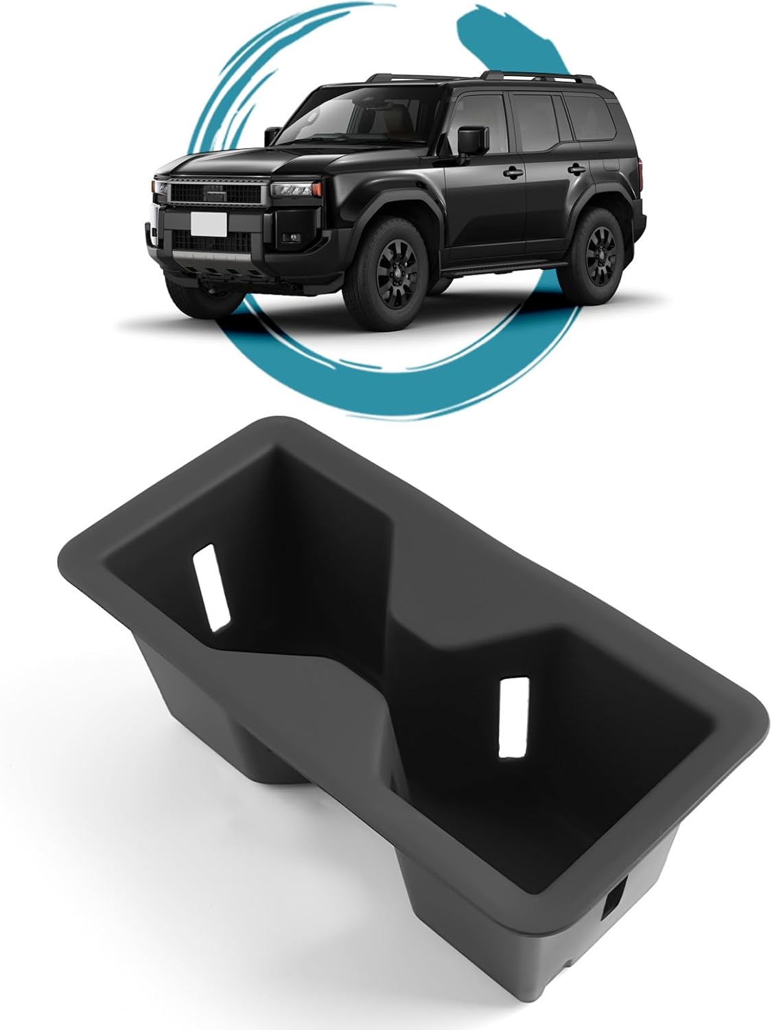 ruiya 2024 Toyota Rankle 250 Exclusive Console Drink Holder Console Tray Cup Holder Storage Rankle 250 Drink Holder Cover Land Cruiser 250 Accessories Storage Parts Center Console Car Storage Interior