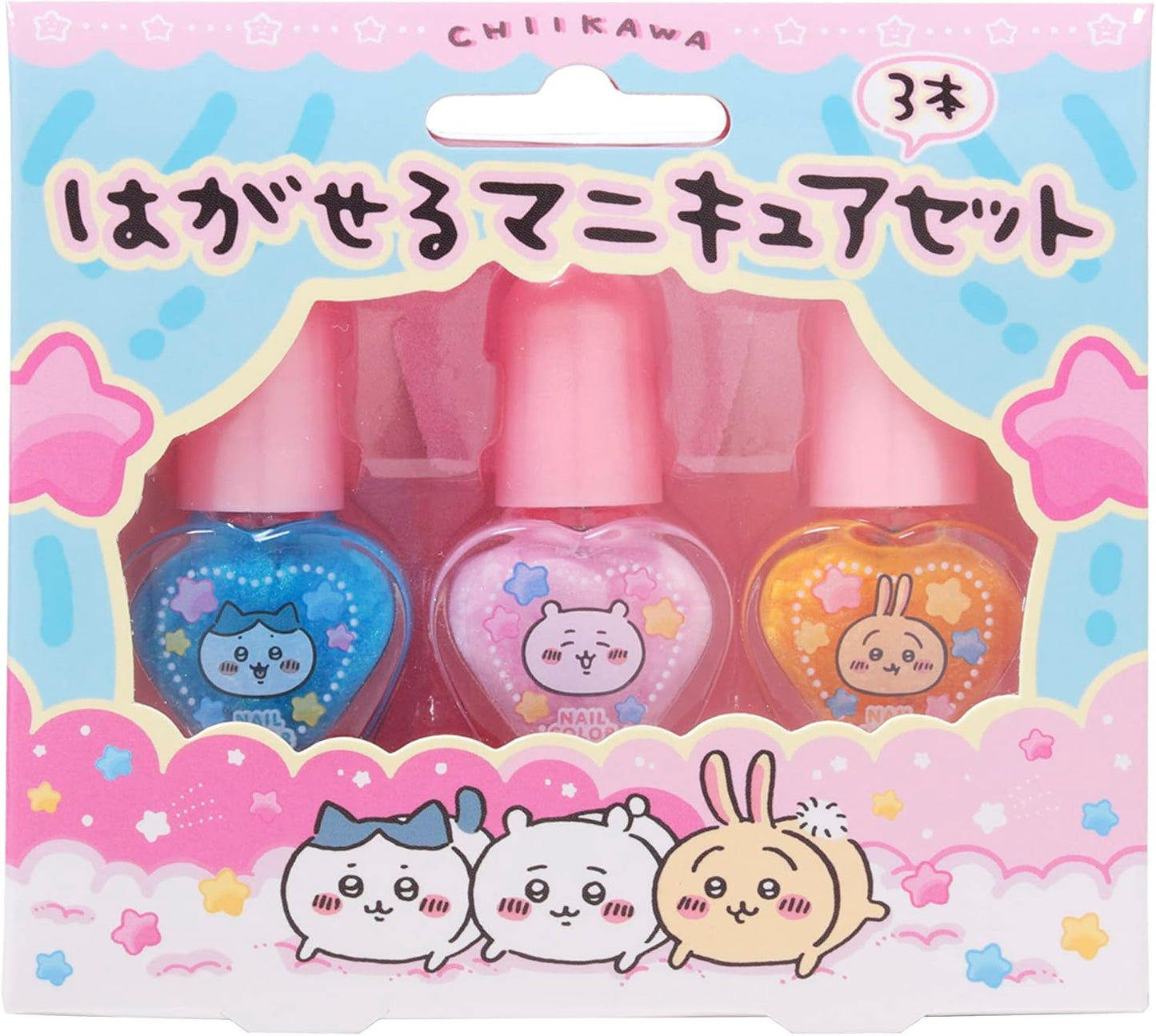 Race 230410 Chiikawa Removable Manicure Set of 3