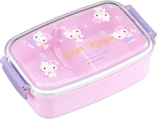 Hello Kitty Ribbon Lunch Box PL 1R [with Divider]