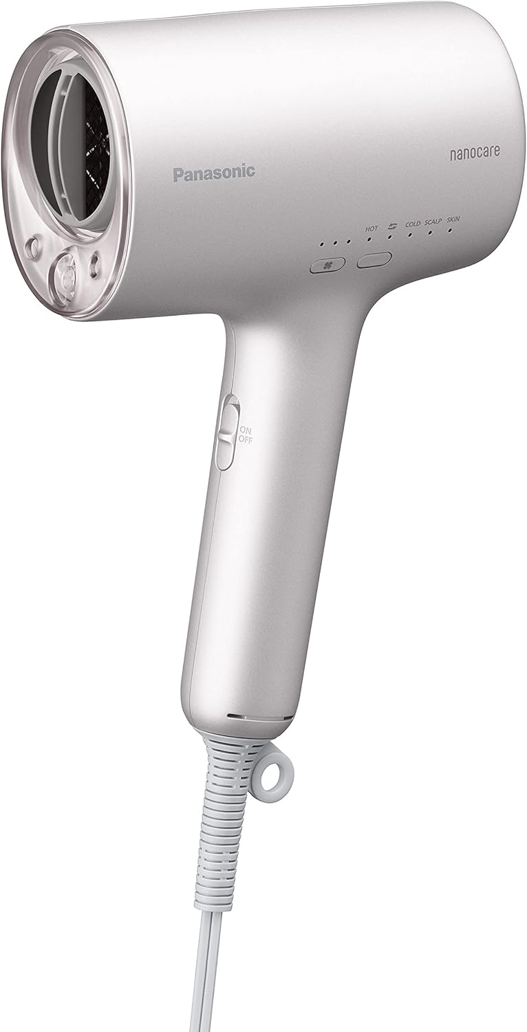 Panasonic EH-NA0J-P Nano-Care Hair Dryer, High Penetration Nanoe & Minerals, Compact, Lavender Pink