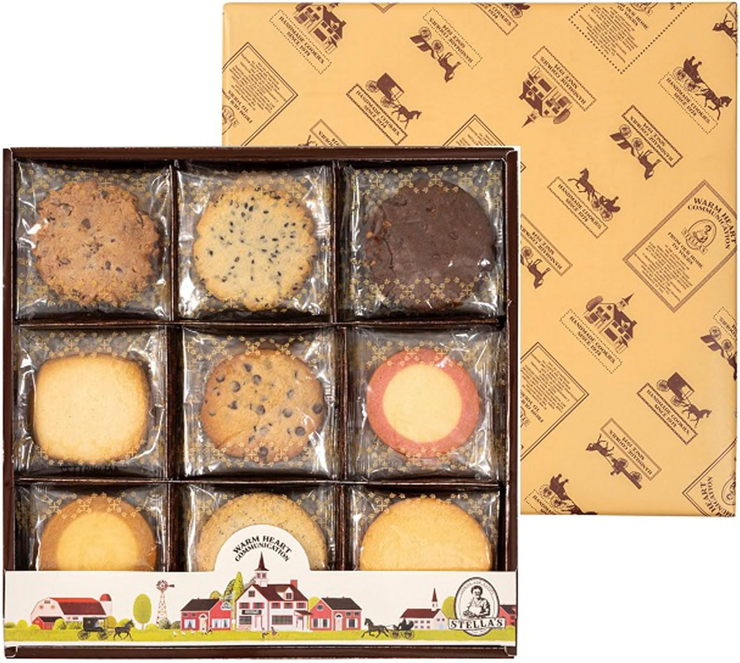Antestella Warm Heart (M) 35 Pieces, Gift, Souvenir, Souvenir, Aunt Stella Return, Cookies, Chocolate Chip Cookies, Present