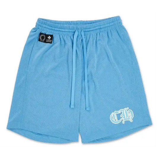 CHROME HEARTS 'BLUE' MESH SHORTS