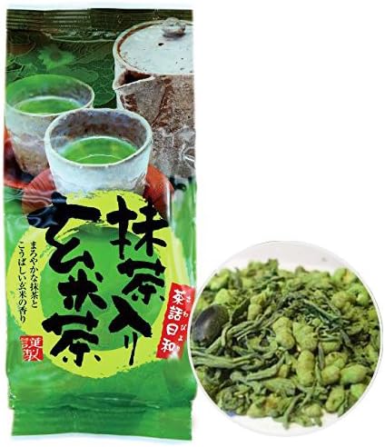 Brown Rice Tea with Black Beans & Matcha (7.1 oz (200 g) x 1 Bag), Kawamotoya Chapo