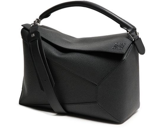 LOEWE Large Puzzle Edge bag in grained calfskin - Image 1