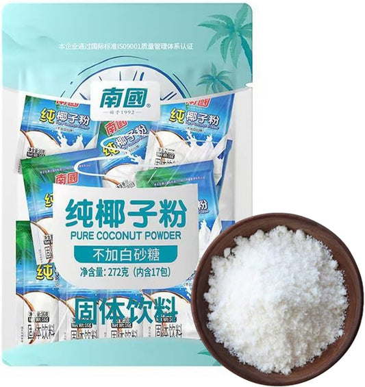Coconut Milk Powder No Additives Real Easy Dissolving Natural Sweetness 100% Coconuts Quality Super Fine Powder Individually Packed (9.5 oz x 1 Bag)