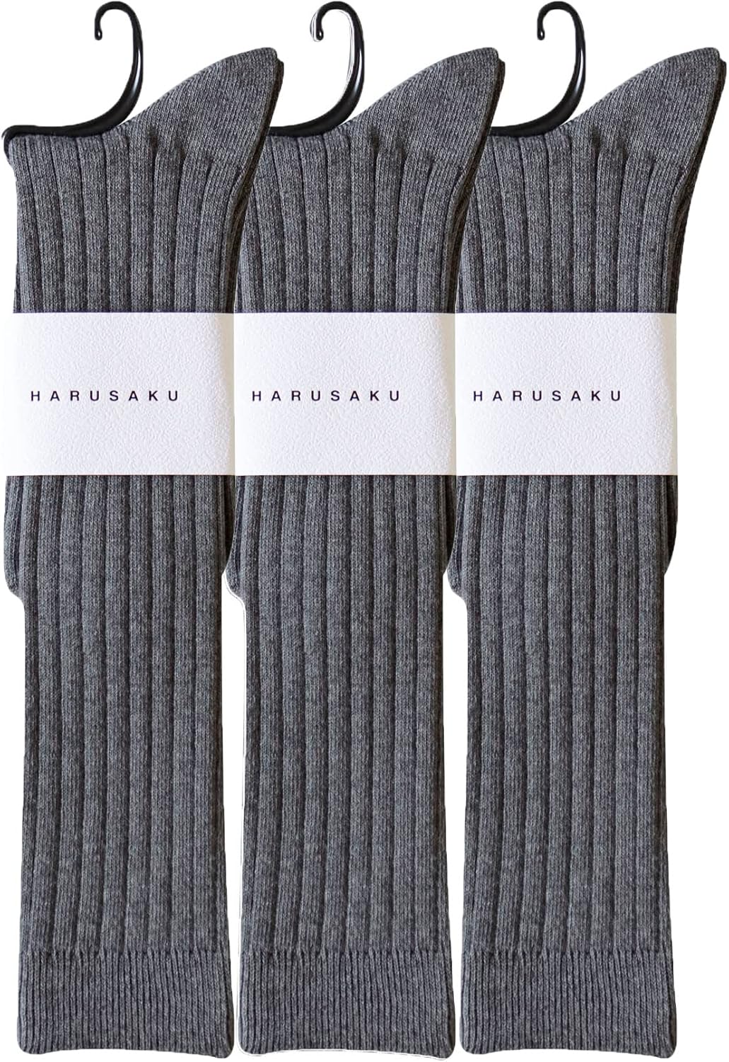 Harusaku Men's High Socks, Set of 3, Made in Japan, Socks, Men's, Formal, Business Socks