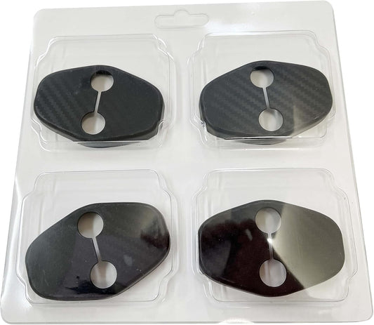 [Jusby] Nissan E13 Notebook & Notebook Aura Door Striker Cover Ver2 Set of 4 NISSAN Dress Up Parts Accessories Rust and Stain Protection! Jusby (Carbon Pattern)