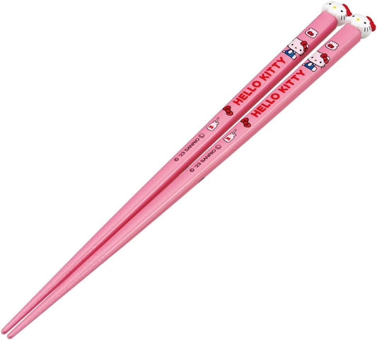 Skater AND45 Sanrio Hello Kitty Painted Chopsticks 8.3 inches (21 cm) with Mascot
