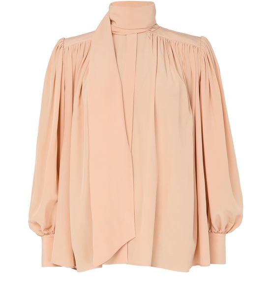 CHLOE Lavalliere collar blouse - Image 1