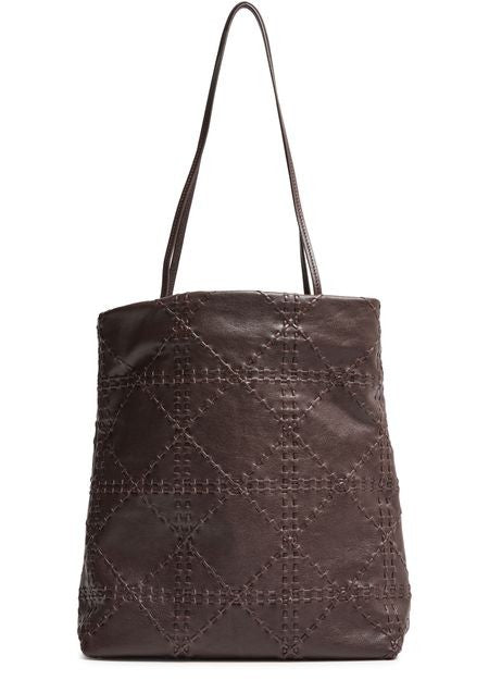 Lilou Woven bag in leather - Image 1