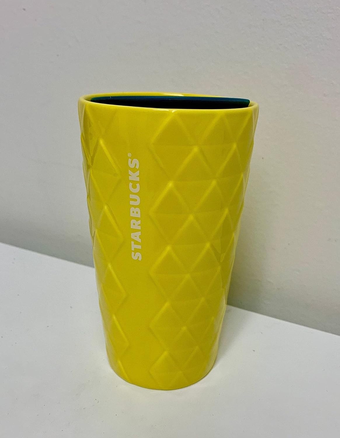 Starbucks Hawaii Collection - Vaso de cerámica de doble pared, 12 onzas, diseño de piña