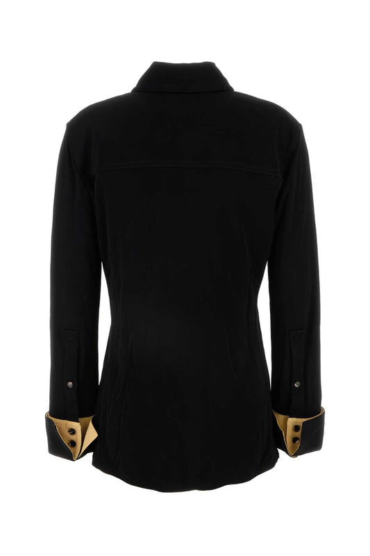 Bottega Veneta ボッテガベネタブラックジャージーシャツ - Image 1