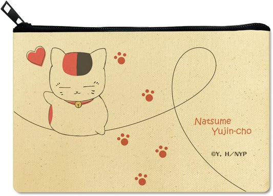夏目友人帳 フラットポーチ Ver.3 ニャンコ先生 & 黒ニャンコ B