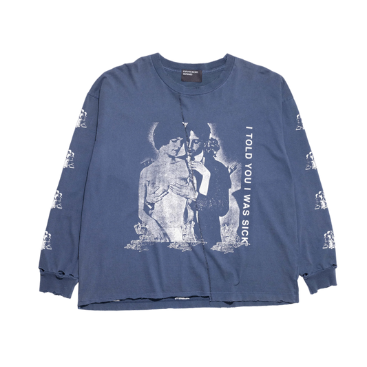 ENFANTS RICHES DEPRIMES 'BLUE' I TOLD YOU I WAS SICK LONGSLEEVE TEE