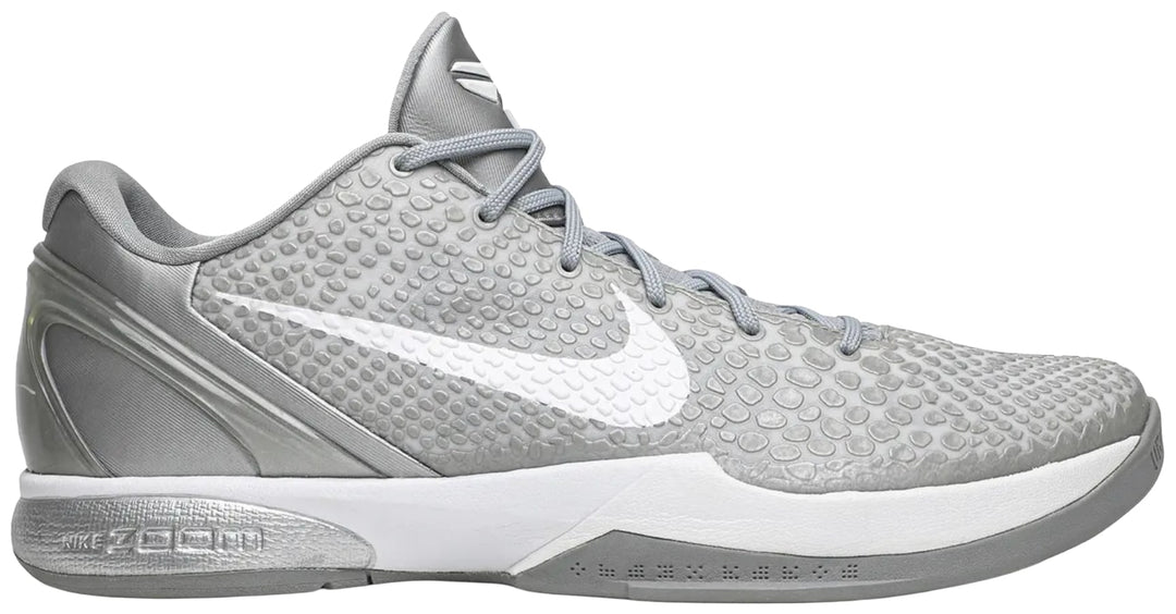 NIKE ZOOM KOBE 6 'METALLIC SILVER'