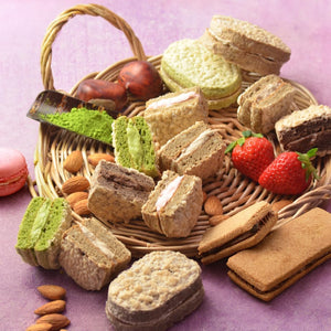 Barley Dakwars & More, Set of 25 Types, Wheat-free, 100% Domestic Barley, Individually Wrapped, Gift, Midway Treats