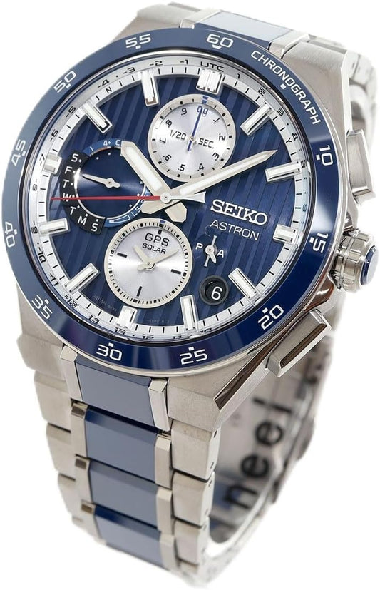 Seiko ASTRON NEXTER SBXC181 Men's GPS Solar Watch, GPS Satellite Radio Watch, Core Shop Limited Edition, Bracelet Type