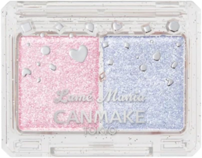 【高輝度・高密着！】ラメマニア 先行販売 ラメアイシャドウ 03 シュガーユニコーン ラベンダーピンク ブルー 2色