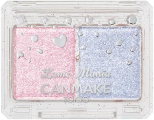 【高輝度・高密着！】ラメマニア 先行販売 ラメアイシャドウ 03 シュガーユニコーン ラベンダーピンク ブルー 2色