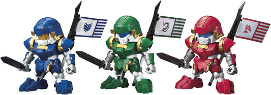 SD Gundam BAS5058856 Sangoku Geniden BUG & Troops Soldier Set, Color-coded Plastic Model