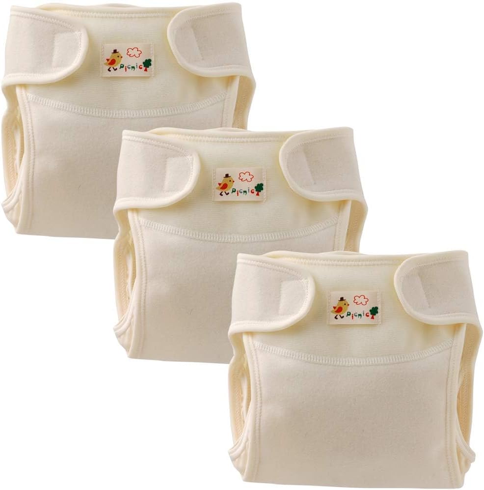 Diaper Cover, Diaper Cover, Baby Outer Belt, Wool, Set of 3, 29.5 inches (75 cm), T2289E-75-11 (02289E, Set of 3)