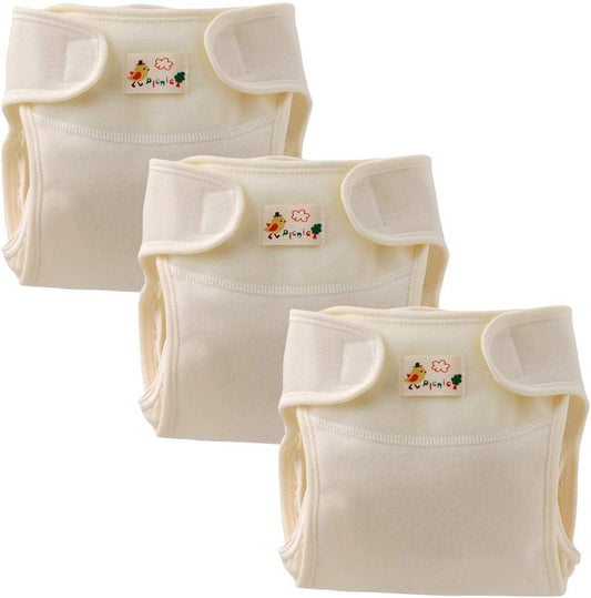Diaper Cover, Diaper Cover, Baby Outer Belt, Wool, Set of 3, 29.5 inches (75 cm), T2289E-75-11 (02289E, Set of 3)