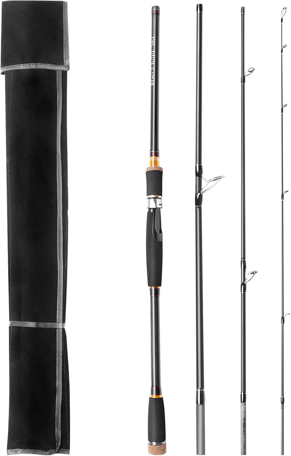 SANLIKE Egging Rod, Made of Carpon, Lightweight, Lure Rod, Spinning Rod, Casting Rod, Pack Rod, Sea Bass, Egging, Rockfish, Shore Jigging, Bus, 82.7, 11.8, 11.8 inches (210/240/270/300 cm)