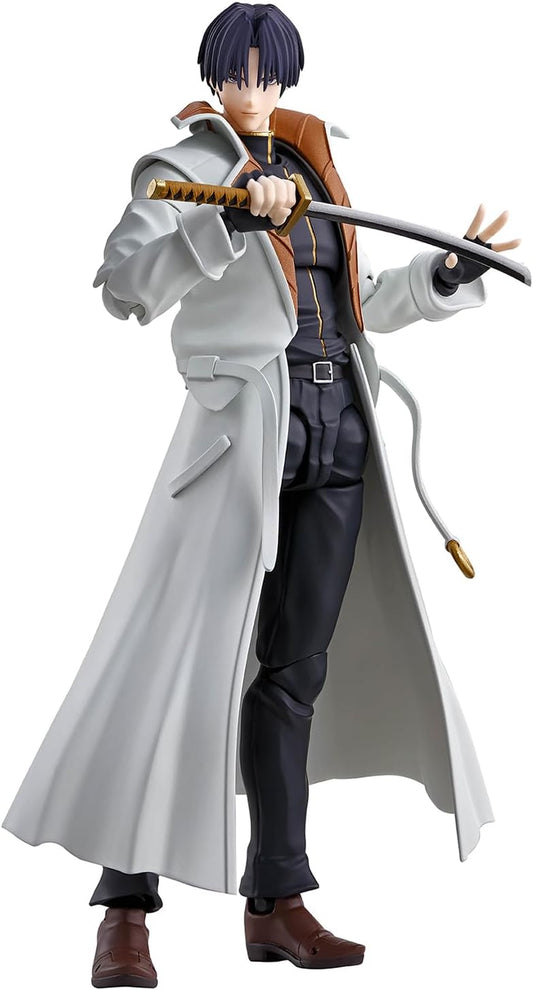 S.H. Figuarts Rurouni Kenshin -Meiji Swordsman Romantic Tan- Shonomori Aoshi, Approx. 6.5 inches (165 mm), PVC & ABS, Pre-painted Action Figure