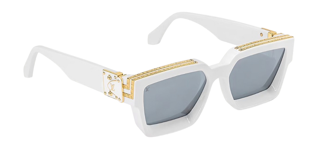 LOUIS VUITTON 1.1 MILLIONAIRES WHITE SUNGLASSES