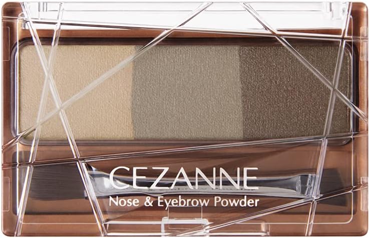 Cezanne Nose & Eyebrow Powder, 03, Olive, 0.1 oz (3 g), with Nose Shadow, Eyebrow Powder, 03 Olive, 0.1 oz (3 g) (x1)