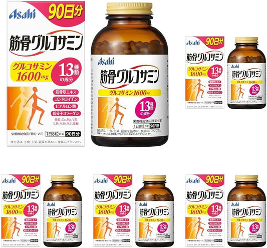筋骨グルコサミン 720粒 アサヒグループ食品 コンドロイチン ヒアルロン酸 コラーゲン サプリ (× 5)