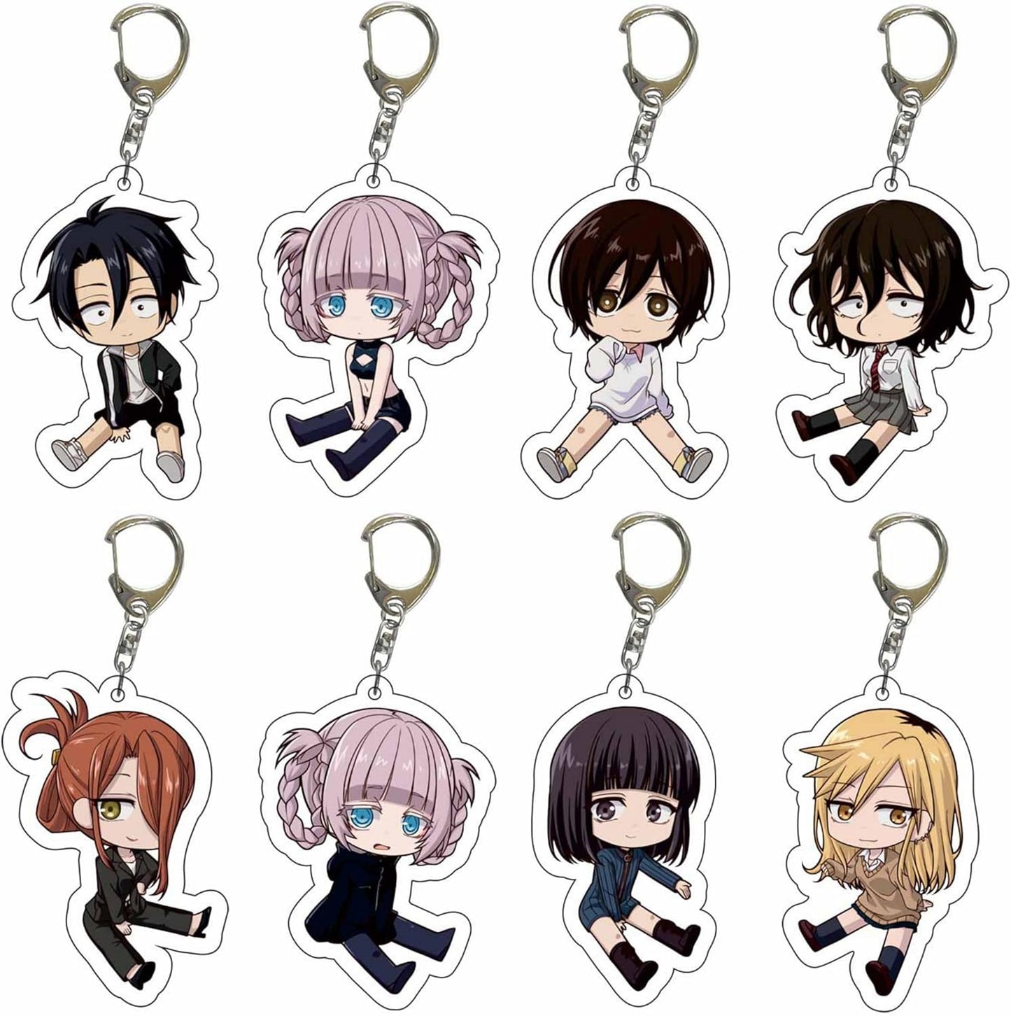 [Loraretta] よふかしのうた グッズ キーホルダー コスプレ小物 装飾小道具 かわいい 脱落防止 周辺 アニメグッズ 飾り 超かわいい 萌えグッズ 萌えキーホルダー 誕生日 贈り物 通勤 通学 鍵[非公式] [並行輸入品]