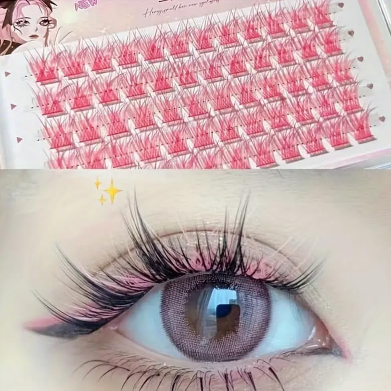 Short False Eyelashes [Fox Red] 60pcs (Fox Red)