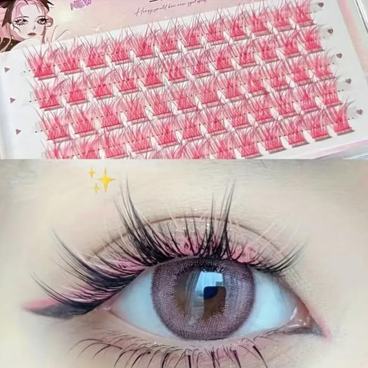 Short False Eyelashes [Fox Red] 60pcs (Fox Red)
