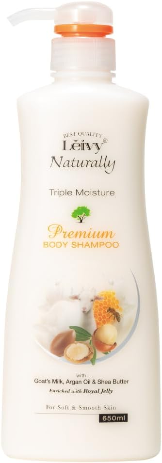 Leivy Premium Body Shampoo, Royal Jelly, 22.0 fl oz (650 ml)