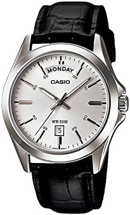 Casio MTP-1370L-7A Quartz Men's Watch, Silver