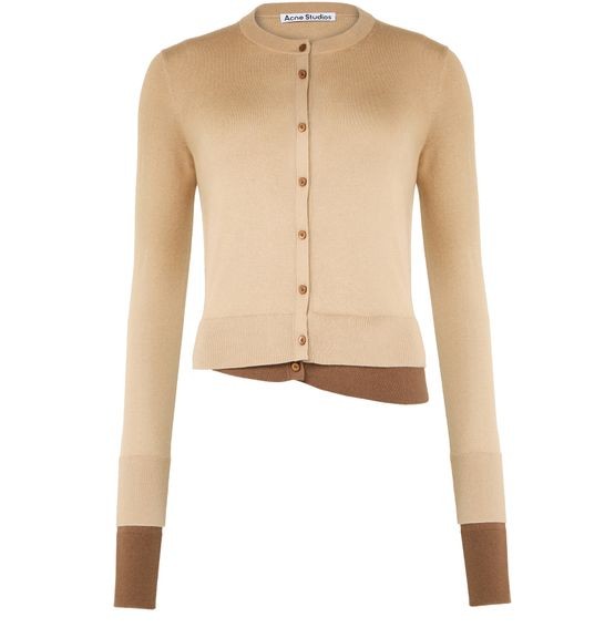 ACNE Layered silk cardigan - Image 1
