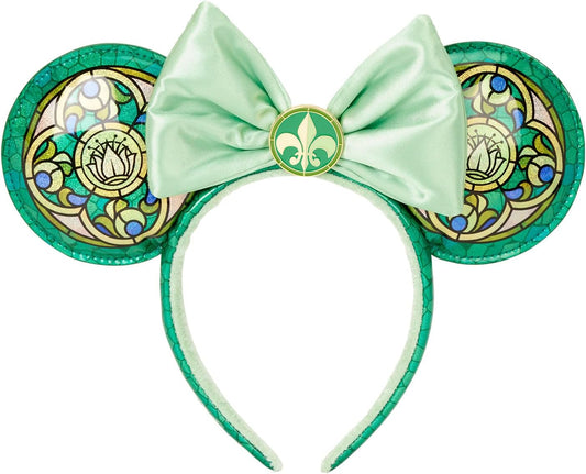 Loungefly Disney Princess - Colección de vitrales de princesa: Tiana Ears, exclusivo de Amazon