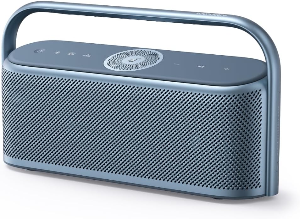 Anker Soundcore Motion X600 Bluetooth Speaker (Spatial Audio/High-Resolution Sound Source Playback/50W Output/IPX7 Waterproof Standard/Up to 12 Hours Playback/Pro Equalizer Function/AUX Compatible