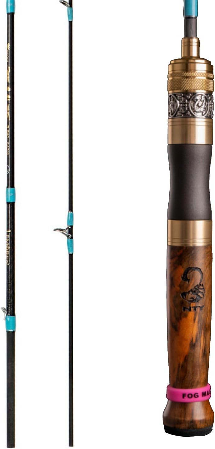 Ultra Lightweight & High Sensitivity: Carbon UL Moguchi Road Hyapole Microscope/Stream Fishing Rod & Bait Reel Set