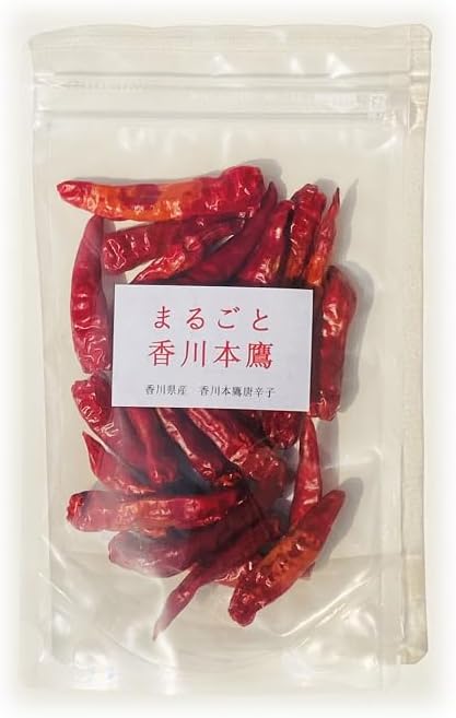 Whole Kagawa Momotaka Hole, 0.7 oz (20 g), Dried Chili Peppers