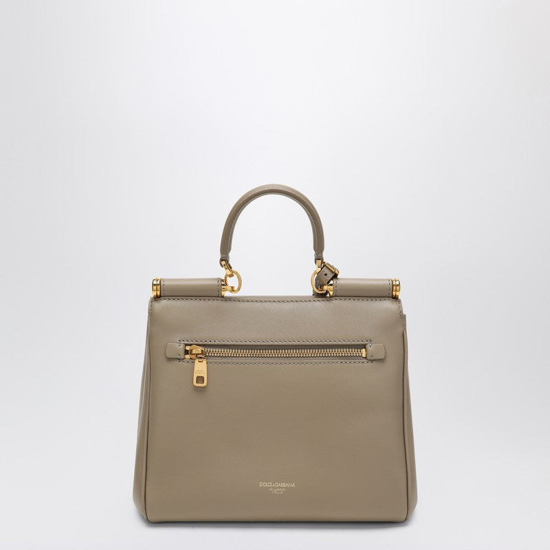 Dolce  Gabbana ドルチェとガッバーナのショルダーバッグ私のシチリアは黒い革で - Image 1