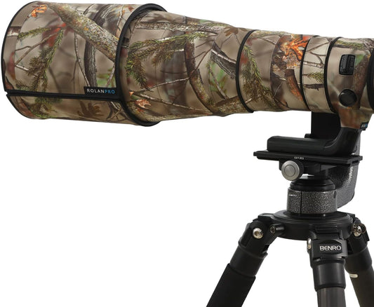 ROLANPRO Lens Coating Applicable Canon EF 500mm F/4L is II USM Imitation Lens Cover Lens Protective Cover 3 Layer Protection Waterproof-#20 Jungle Camo