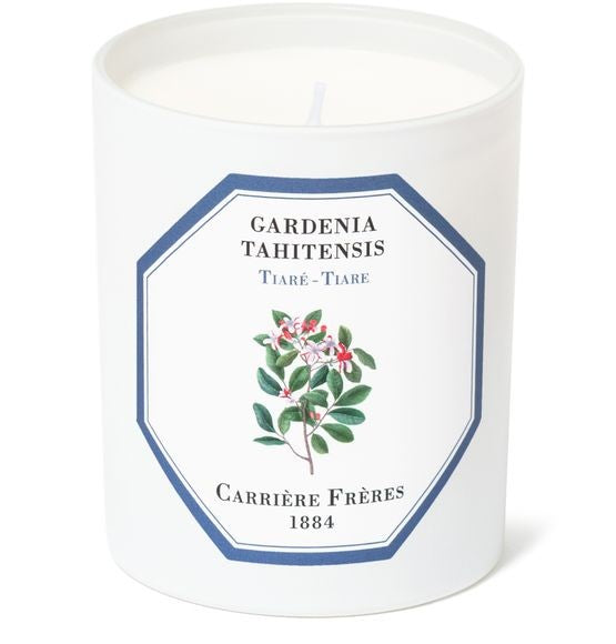 CARRIERE FRERES フレグランスキャンドル ティアレ - ガーデニア タヒテンシス 185 g - Image 1
