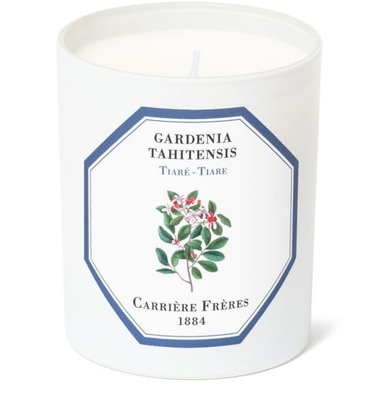 CARRIERE FRERES フレグランスキャンドル ティアレ - ガーデニア タヒテンシス 185 g - Image 1