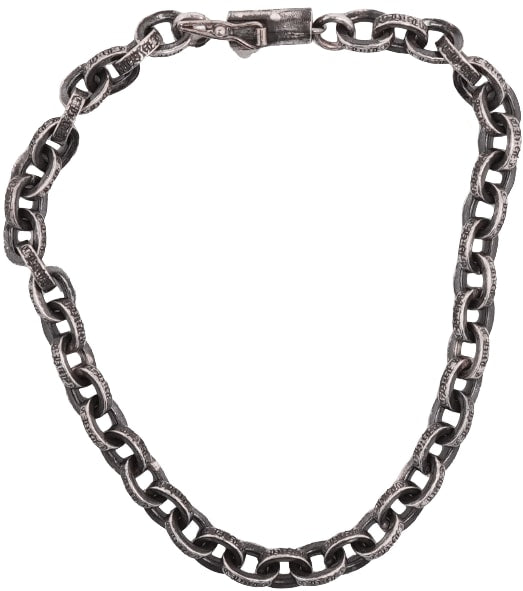 CHROME HEARTS 'SILVER' PAPER CHAIN BRACELET